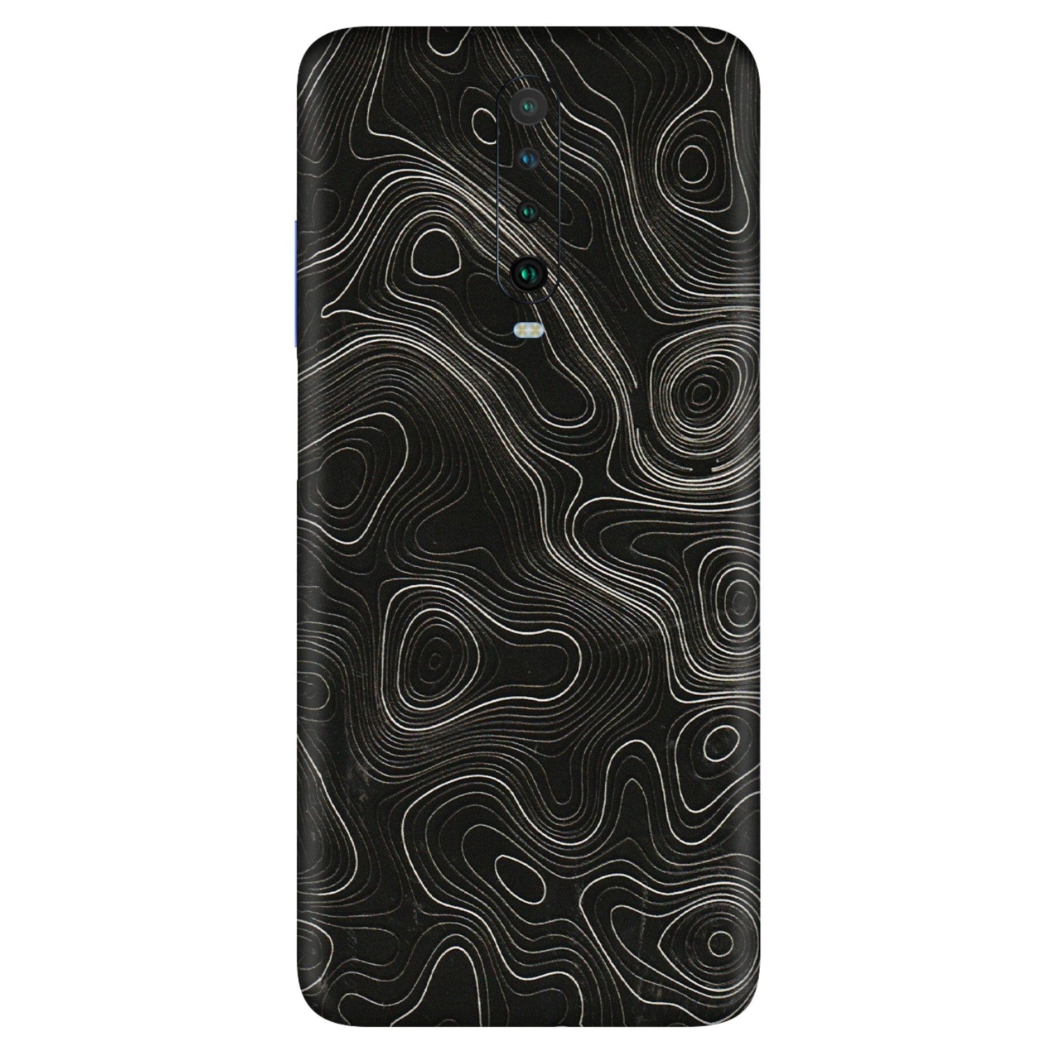 POCO Phone Skins (All Models) - Black Swirl - 3D Embossed Finish (L-196) Poco X2