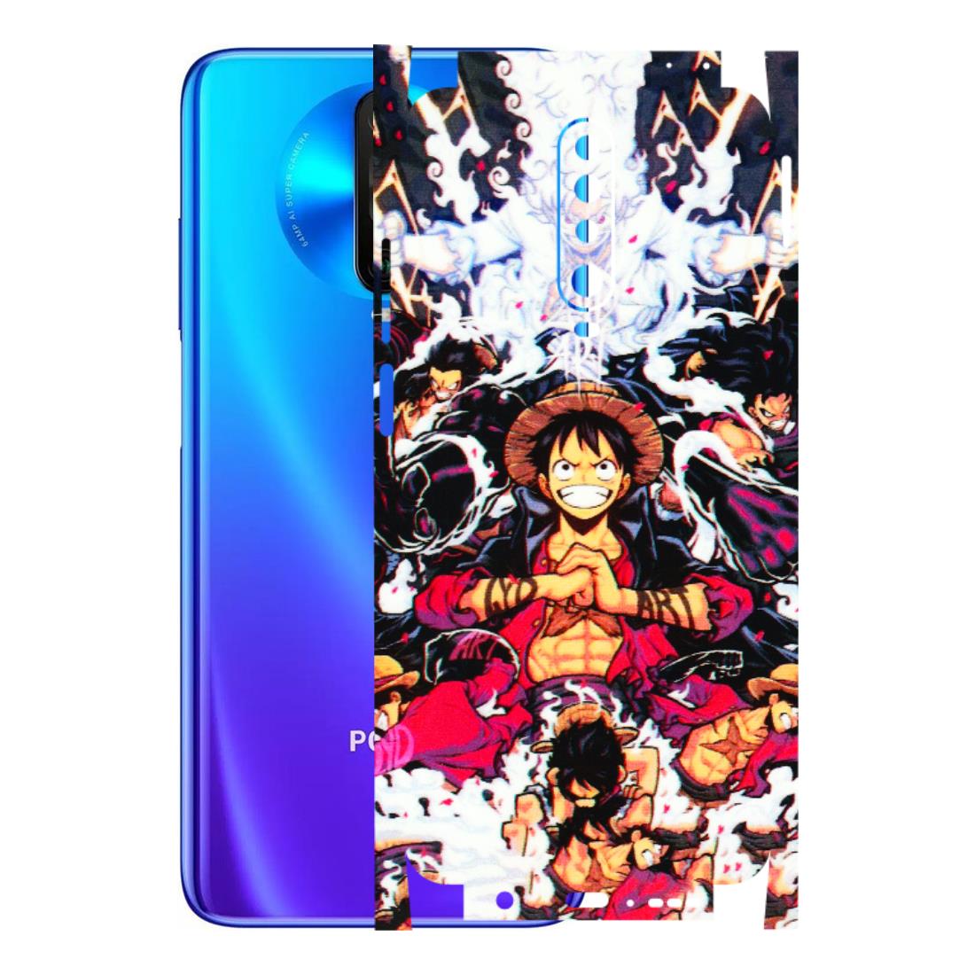 POCO Phone Skins (All Models) - Luffy Anime Character - 3D Embossed Finish (L-203) Poco X2