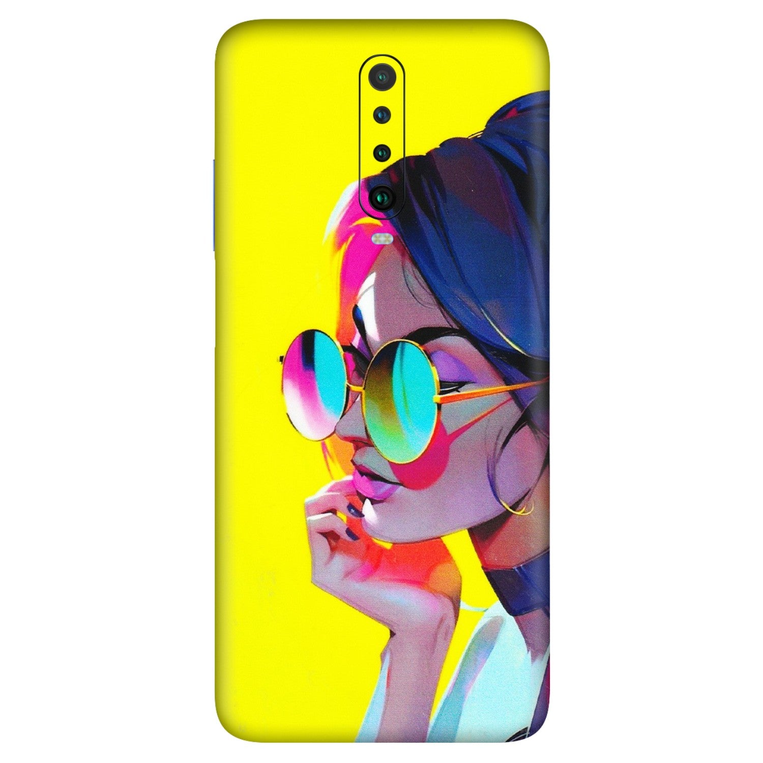 POCO Phone Skins (All Models) - Bold Stylish Girl - 3D Embossed Finish (L-222) Poco X2
