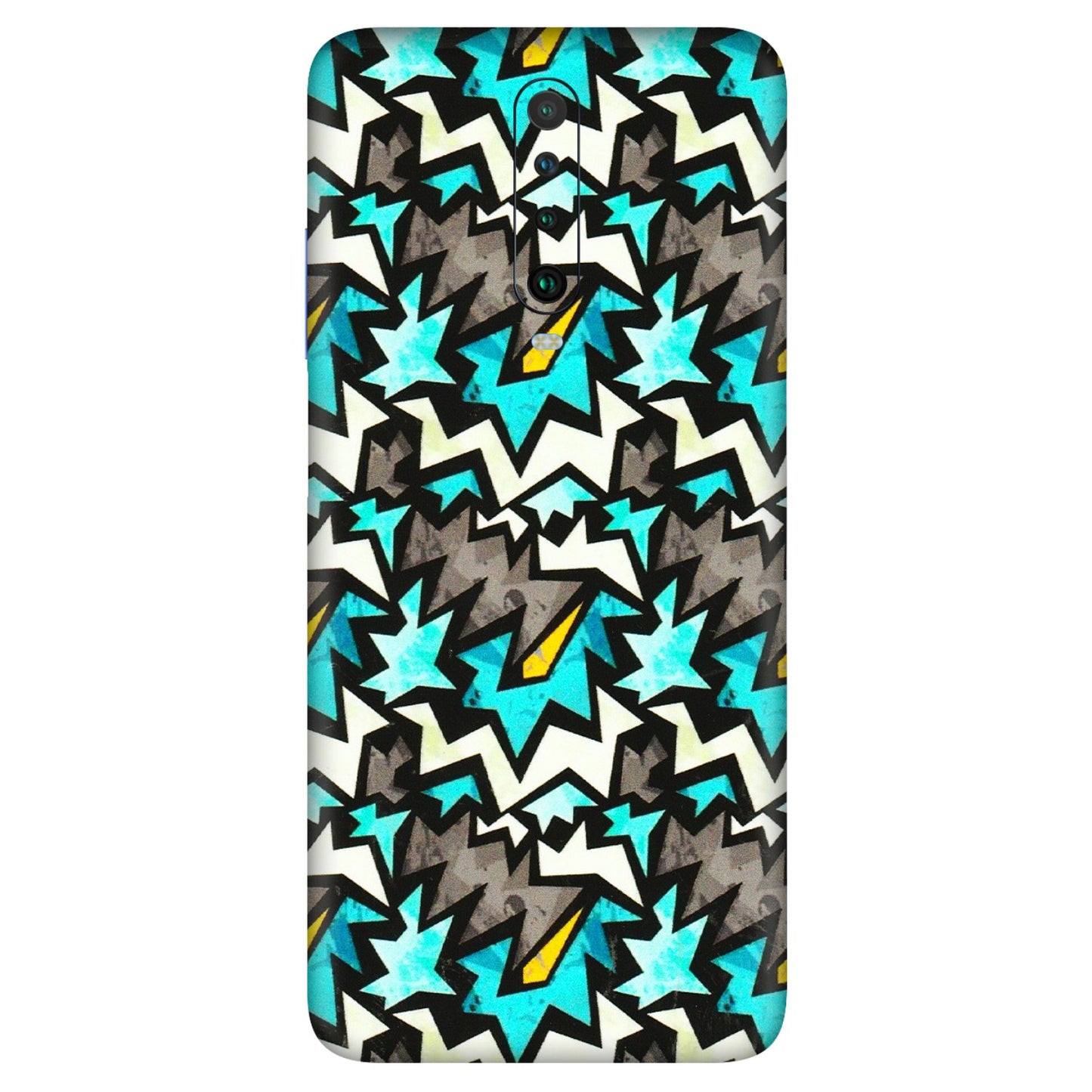 POCO Phone Skins (All Models) - Funky Zig Zag - 3D Embossed Finish (L-223) Poco X2