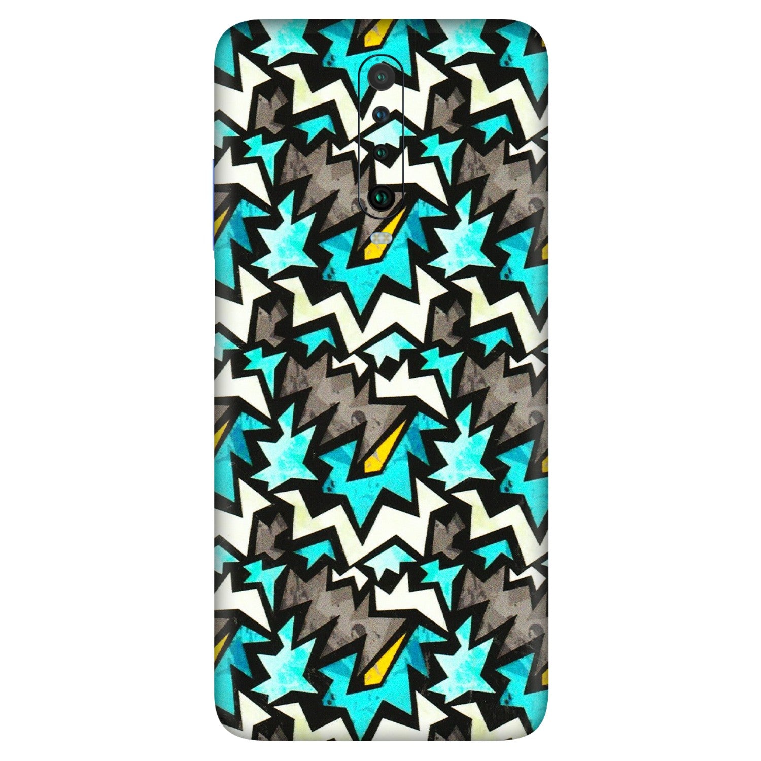 POCO Phone Skins (All Models) - Funky Zig Zag - 3D Embossed Finish (L-223) Poco X2