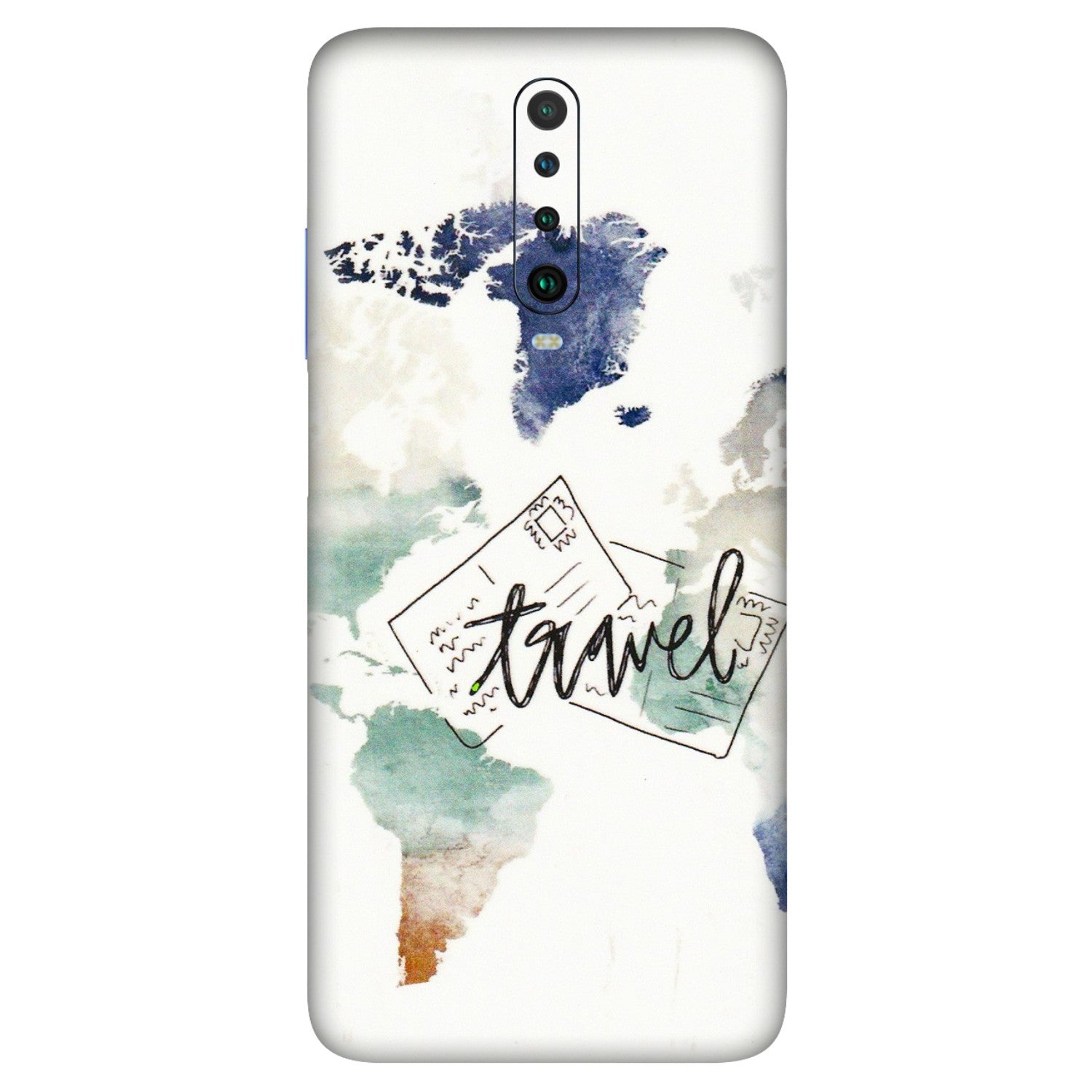 POCO Phone Skins (All Models) - Travel The World - 3D Embossed Finish (L-232) Poco X2