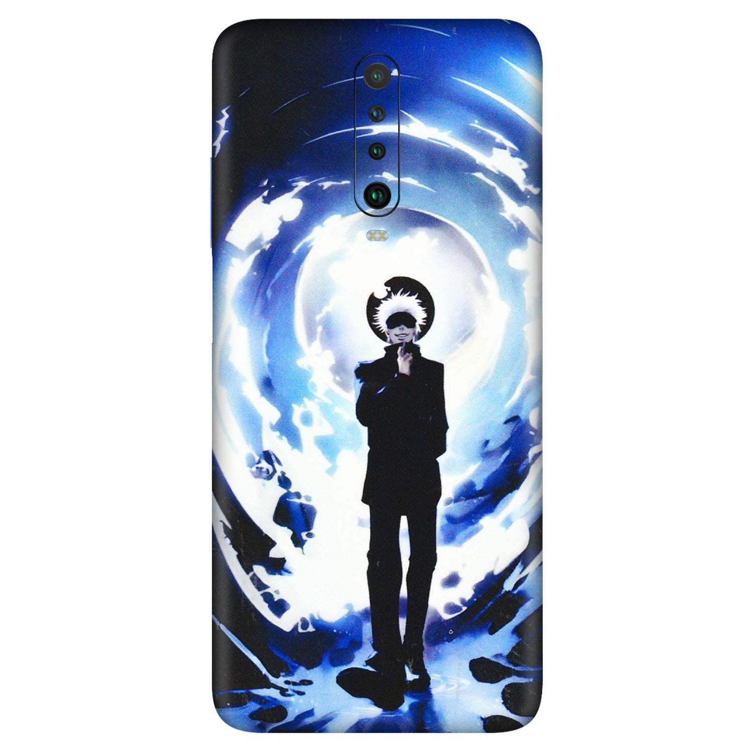 POCO Phone Skins (All Models) - Satoru Gojo Dark Blue - 3D Embossed Finish (L-235) Poco X2
