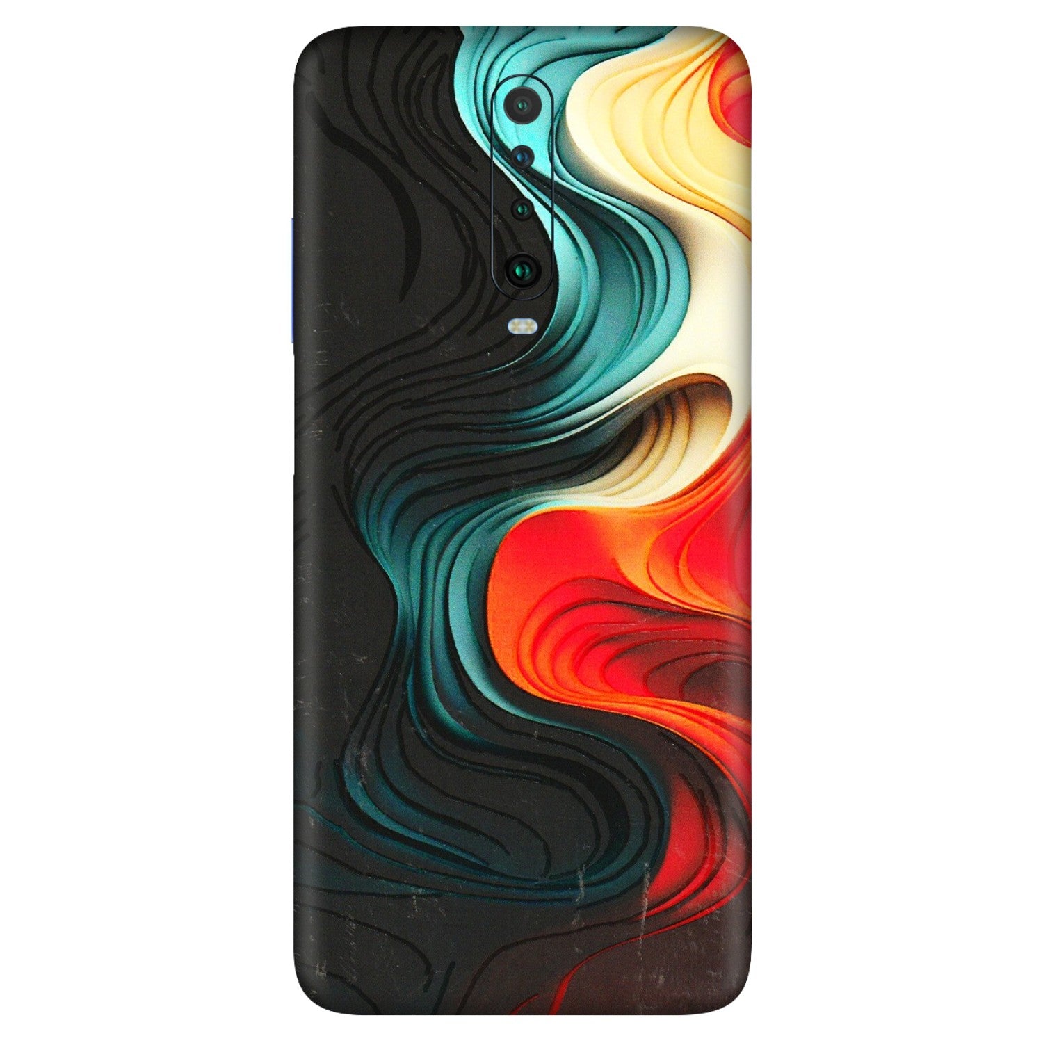 POCO Phone Skins (All Models) - The Silky Swirl - 3D Embossed Finish (L-240) Poco X2