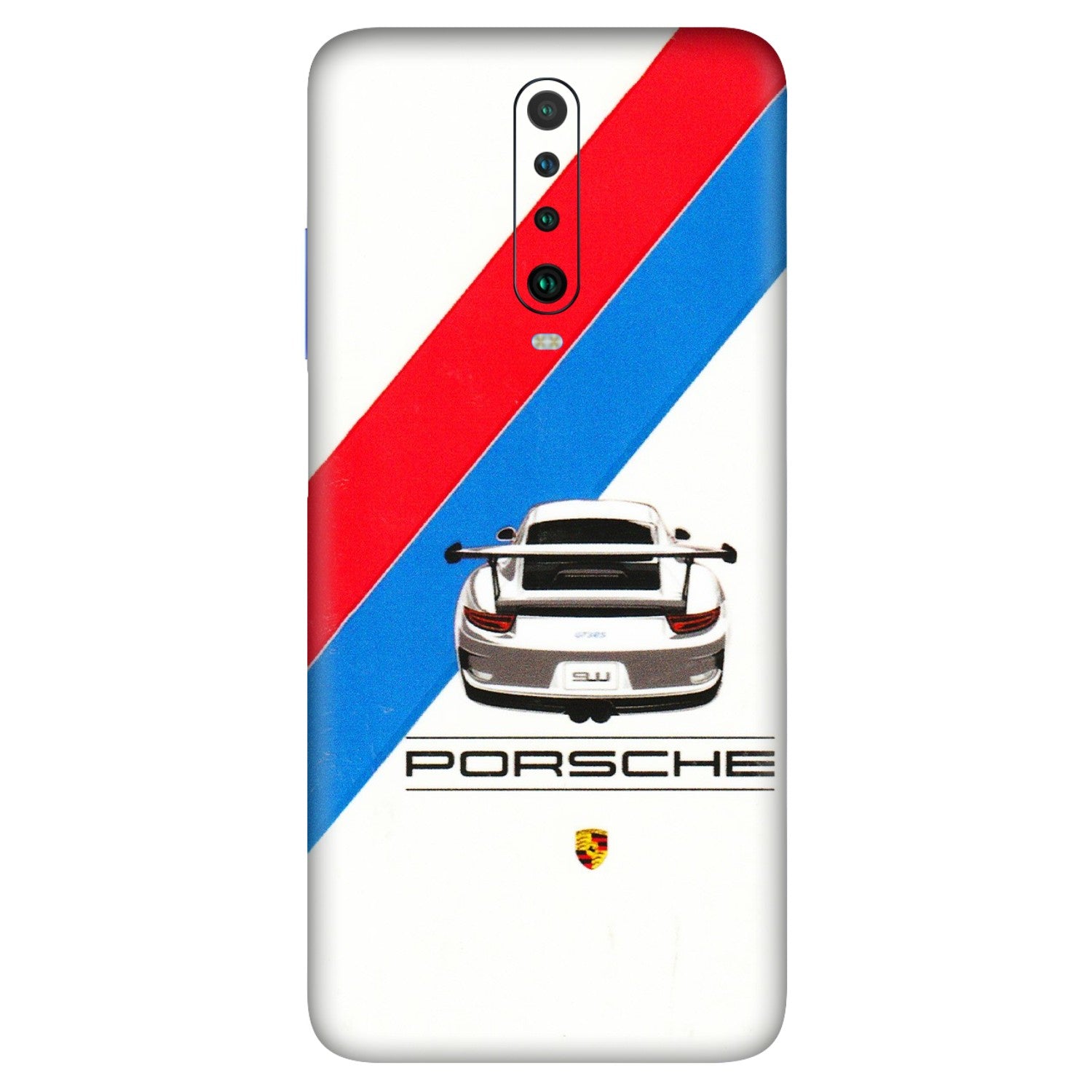 POCO Phone Skins (All Models) - Porche Car Sober Logo - 3D Embossed Finish (L-248) Poco X2