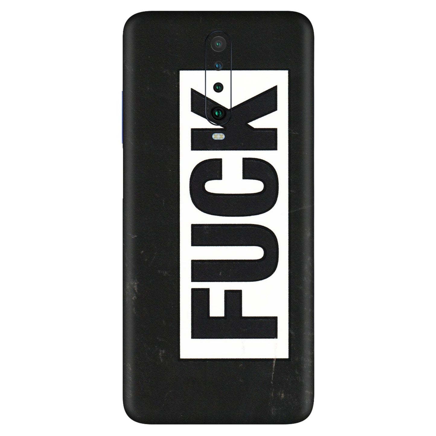 POCO Phone Skins (All Models) - The F Word - 3D Embossed Finish (L-255) Poco X2