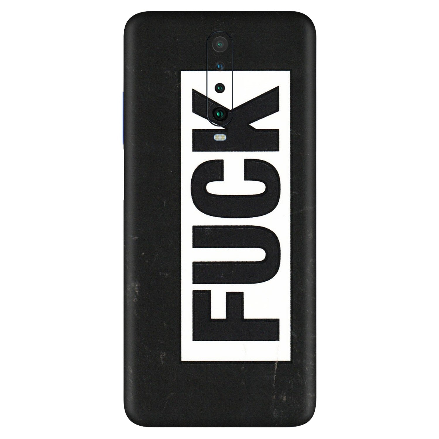 POCO Phone Skins (All Models) - The F Word - 3D Embossed Finish (L-255) Poco X2