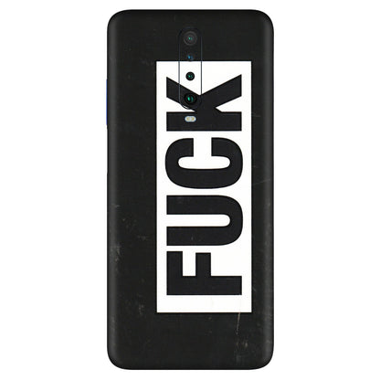 POCO Phone Skins (All Models) - The F Word - 3D Embossed Finish (L-255) Poco X2