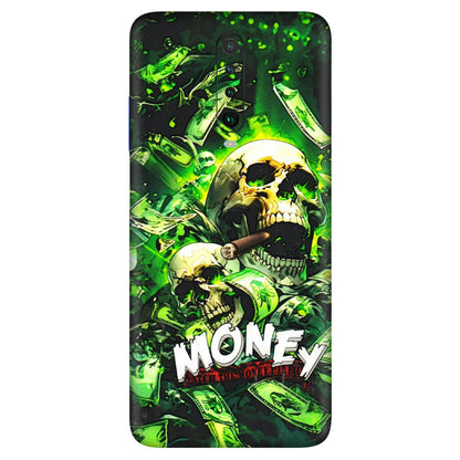 POCO Phone Skins (All Models) - Skull Money - 3D Embossed Finish (L-303) Poco X2