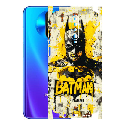 POCO Phone Skins (All Models) - Batman Yellow BT - 3D Embossed Finish (L-304) Poco X2