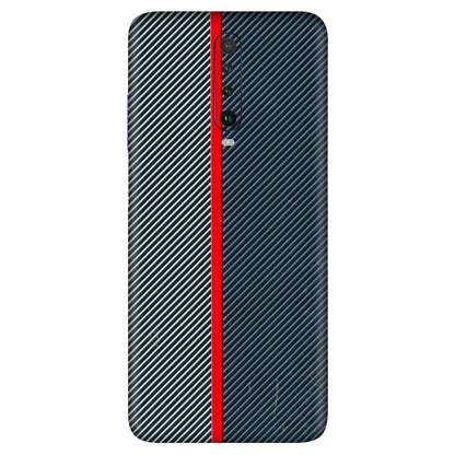 POCO Phone Skins (All Models) - Blue Sober Lines - 3D Embossed Finish (L-305) Poco X2
