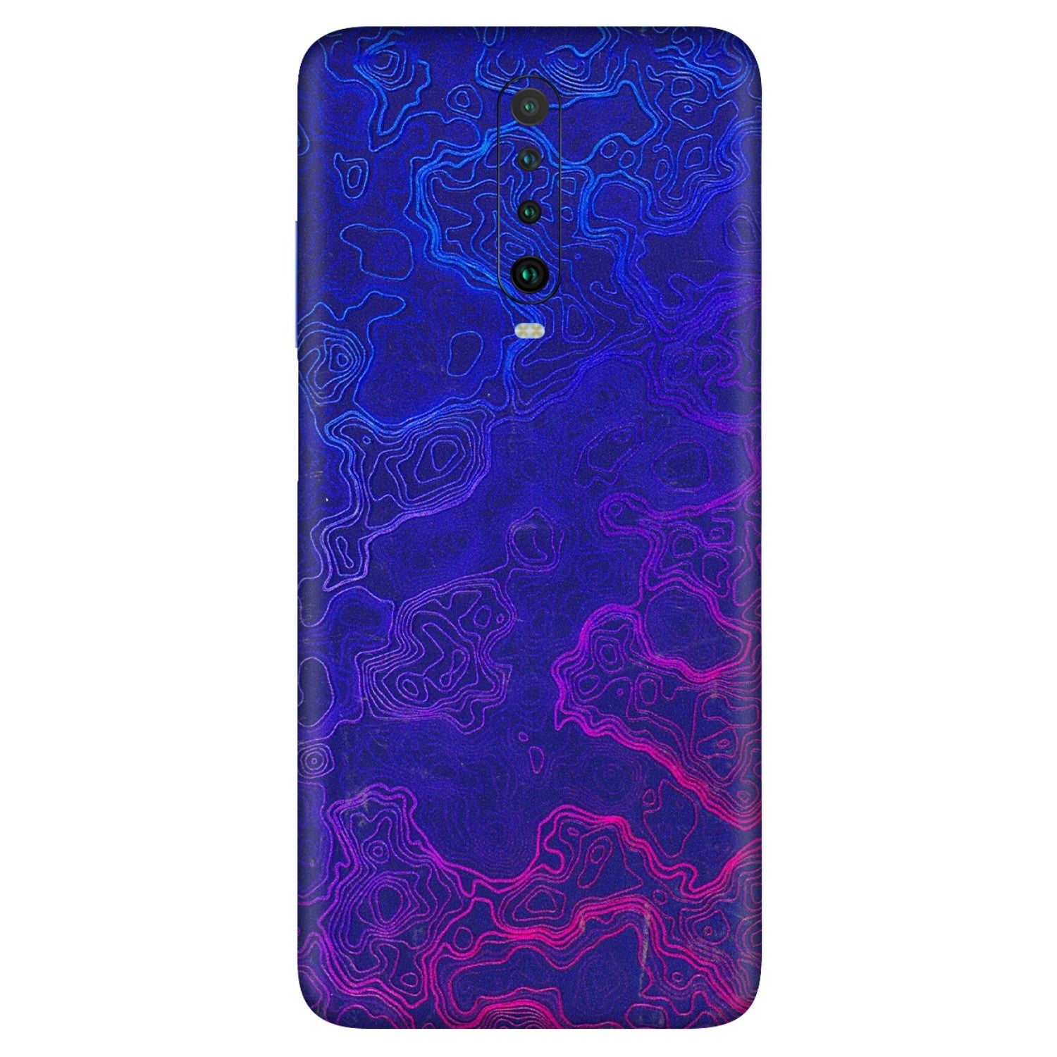 POCO Phone Skins (All Models) - Purple Ripples Swirl - 3D Embossed Finish (L-314) Poco X2