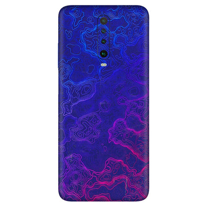 POCO Phone Skins (All Models) - Purple Ripples Swirl - 3D Embossed Finish (L-314) Poco X2
