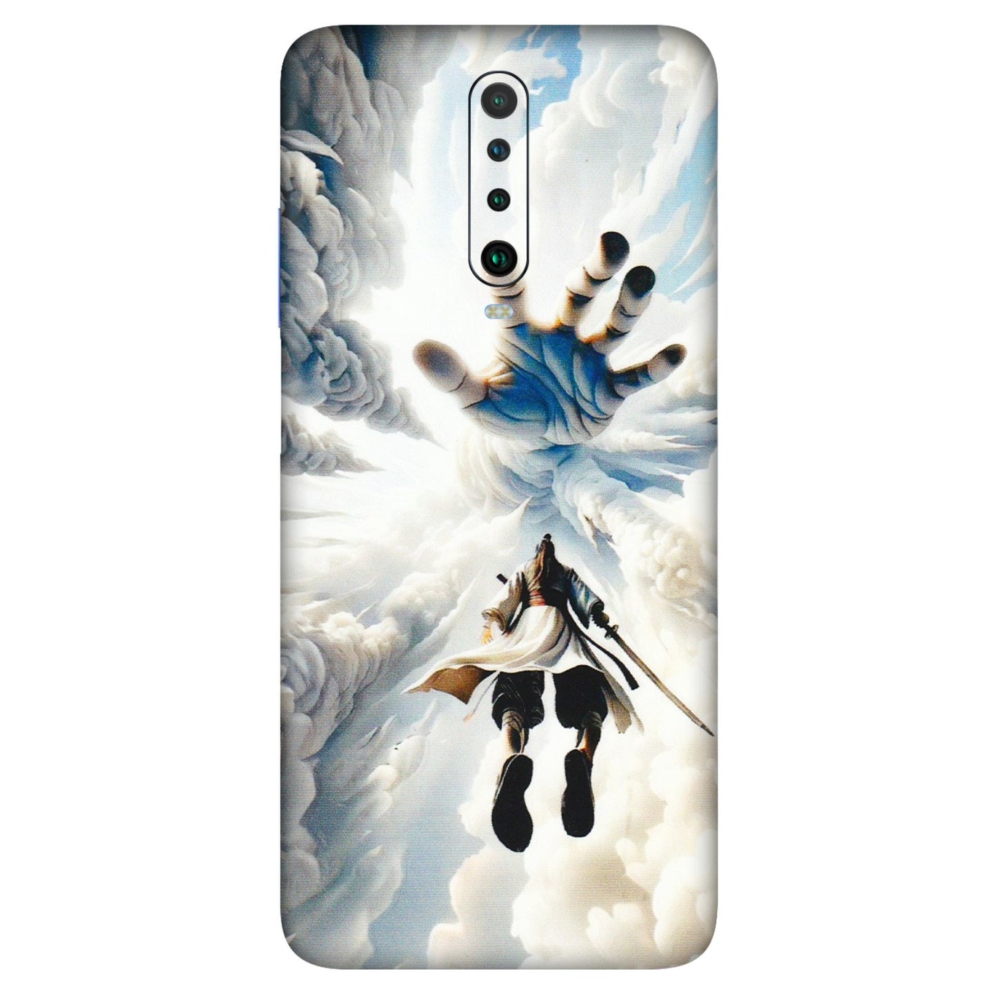 POCO Phone Skins (All Models) - Big Hand With Monkey King - 3D Embossed Finish (L-323) Poco X2