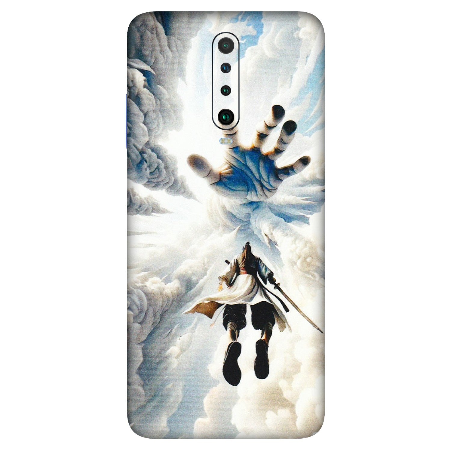 POCO Phone Skins (All Models) - Big Hand With Monkey King - 3D Embossed Finish (L-323) Poco X2