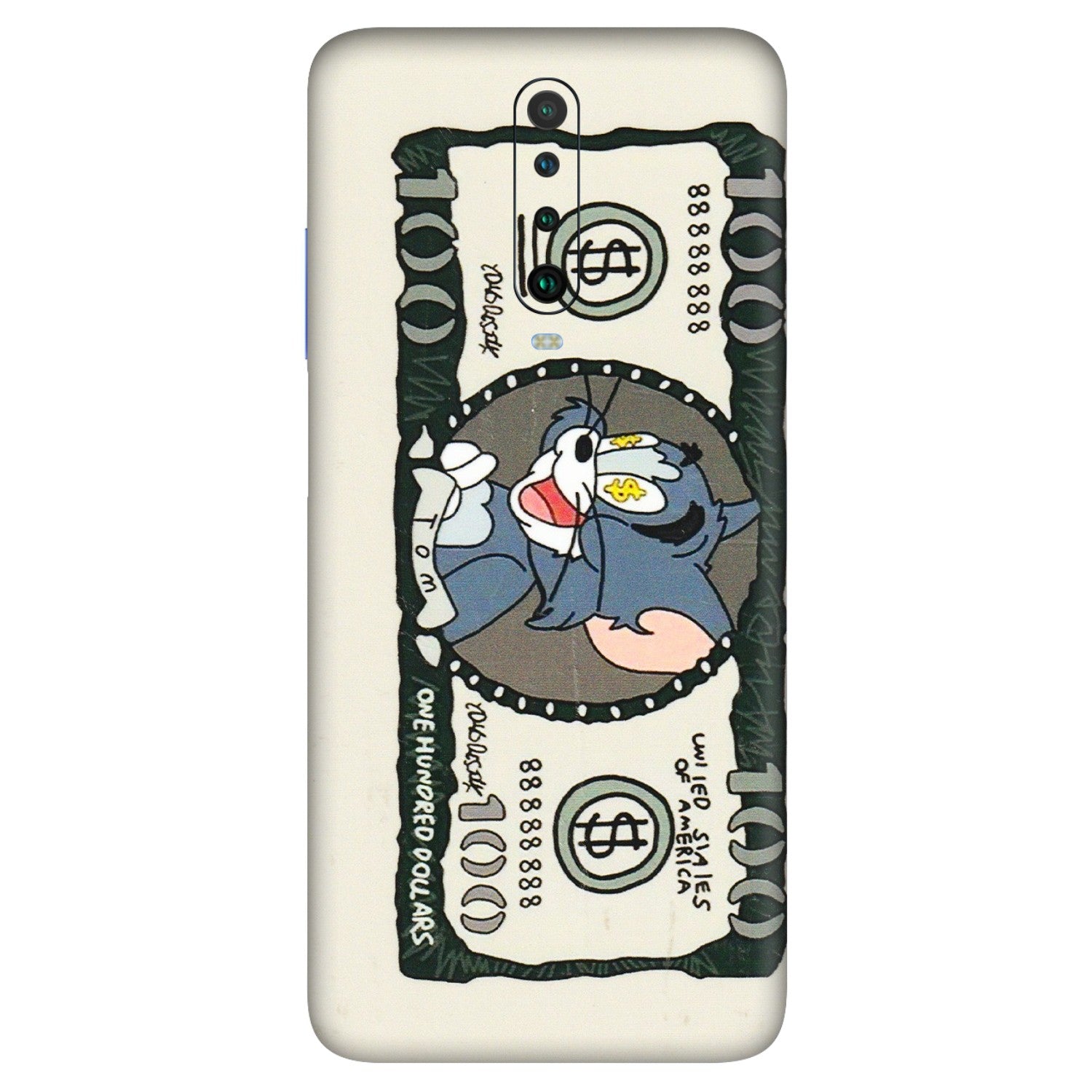 POCO Phone Skins (All Models) - Tom Hundred Dollar - 3D Embossed Finish (L-324) Poco X2