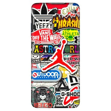 POCO Phone Skins (All Models) - Multi Brands Sticker Graffiti - 3D Embossed Finish (L-37) Poco X2