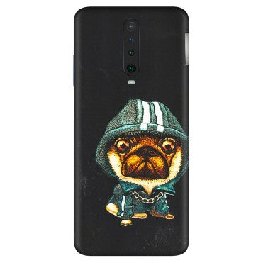 POCO Phone Skins (All Models) - Puppy N Hoodie - 3D Embossed Finish (L-90) Poco X2