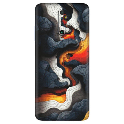 POCO Phone Skins (All Models) - Abstract Volcanic Layers - Matte Finish (M-52) Poco X2