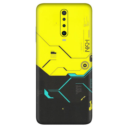 POCO Phone Skins (All Models) - Black Yellow Technica - Matte Finish (M-53) Poco X2