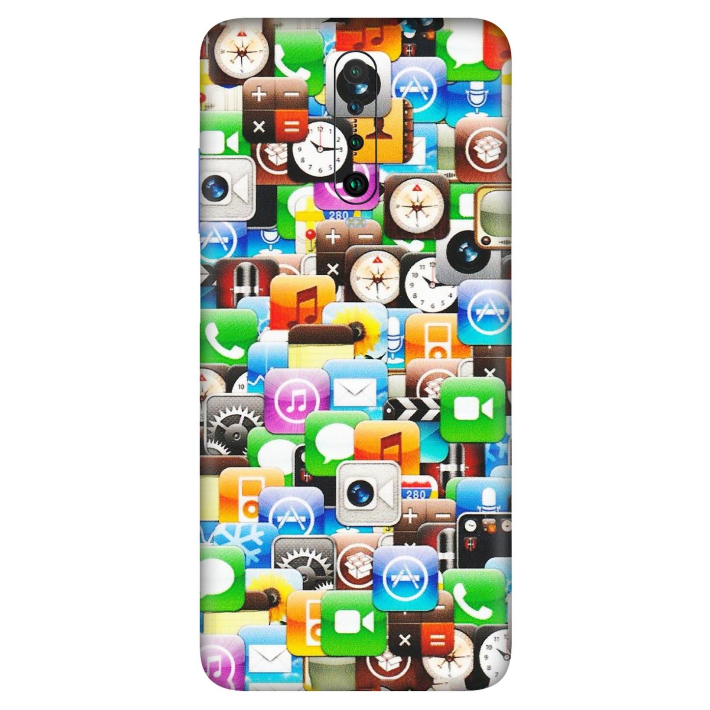 POCO Phone Skins (All Models) - All Apple Icons - Matte Finish (M-93) Poco X2
