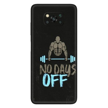 POCO Phone Skins (All Models) - Gym Lover - 3D Embossed Finish (L-127) Poco X3