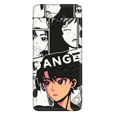 POCO Phone Skins (All Models) - Danger Anime - 3D Embossed Finish (L-155) Poco X3