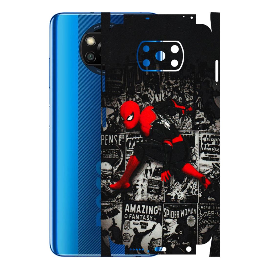 POCO Phone Skins (All Models) - SpiderMan New - 3D Embossed Finish (L-162) Poco X3