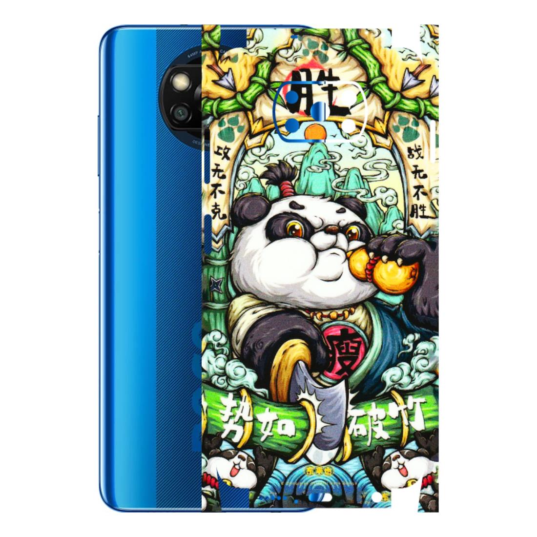 POCO Phone Skins (All Models) - Royal Rich Panda - 3D Embossed Finish (L-170) Poco X3