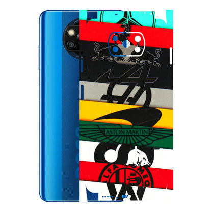 POCO Phone Skins (All Models) - Multi Designer Brands - 3D Embossed Finish (L-187) Poco X3