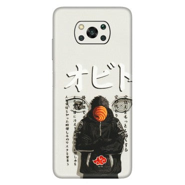 POCO Phone Skins (All Models) - Obito Anime Eye - 3D Embossed Finish (L-19) Poco X3