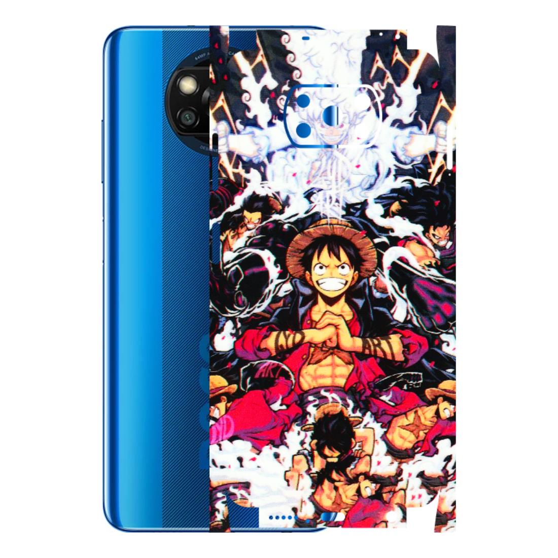 POCO Phone Skins (All Models) - Luffy Anime Character - 3D Embossed Finish (L-203) Poco X3
