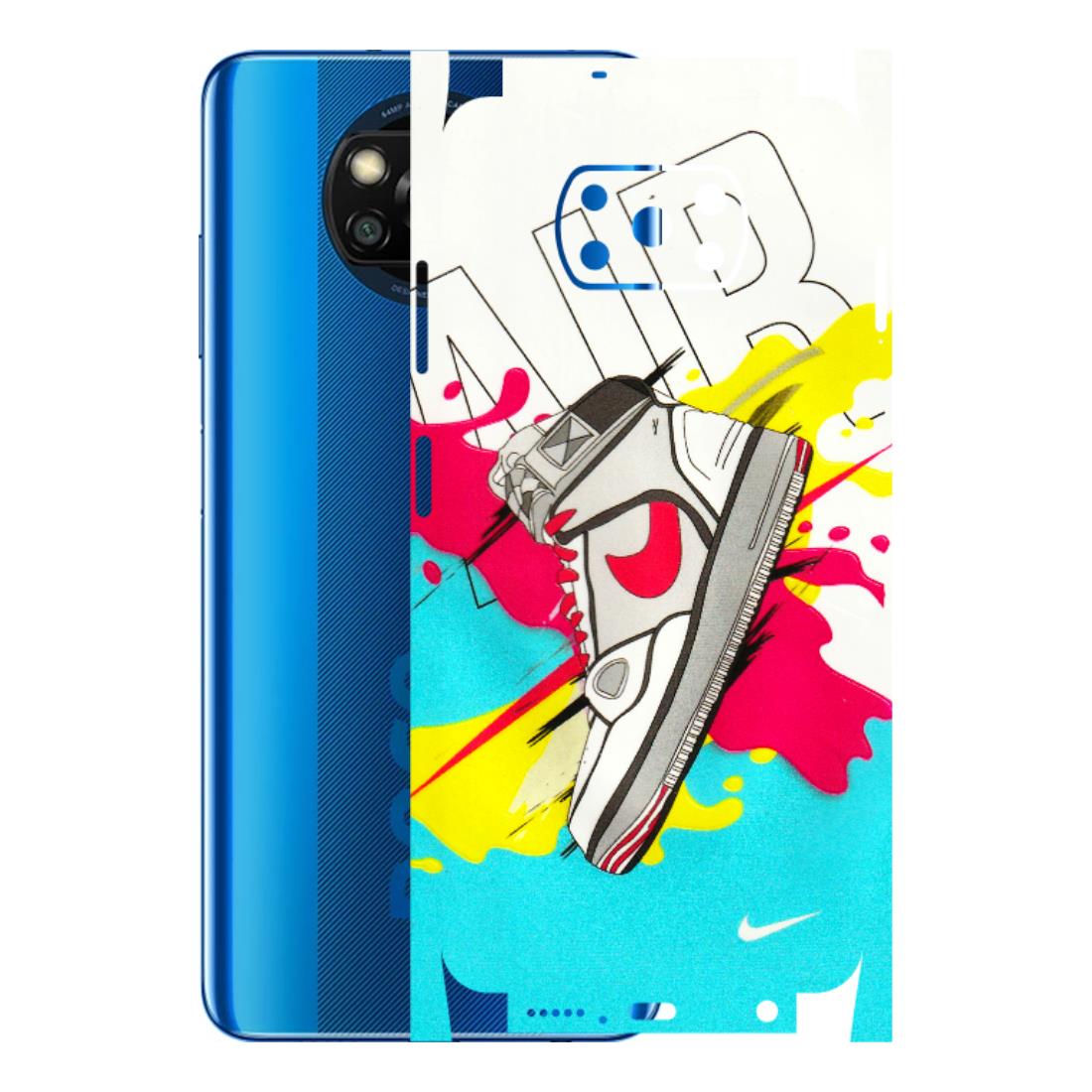 POCO Phone Skins (All Models) - Sneaker - 3D Embossed Finish (L-207) Poco X3