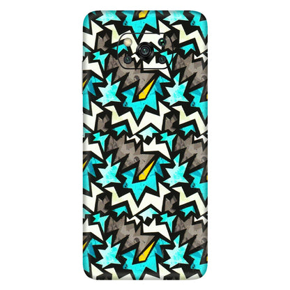 POCO Phone Skins (All Models) - Funky Zig Zag - 3D Embossed Finish (L-223) Poco X3