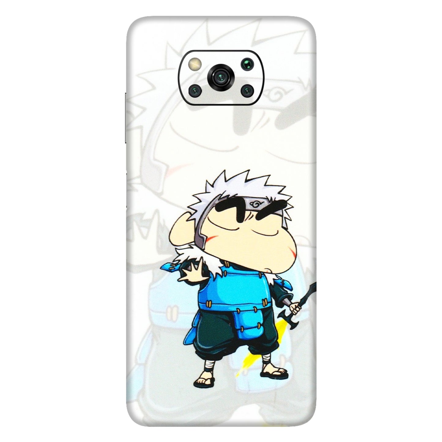 POCO Phone Skins (All Models) - Angry Young Shinchan - 3D Embossed Finish (L-226) Poco X3