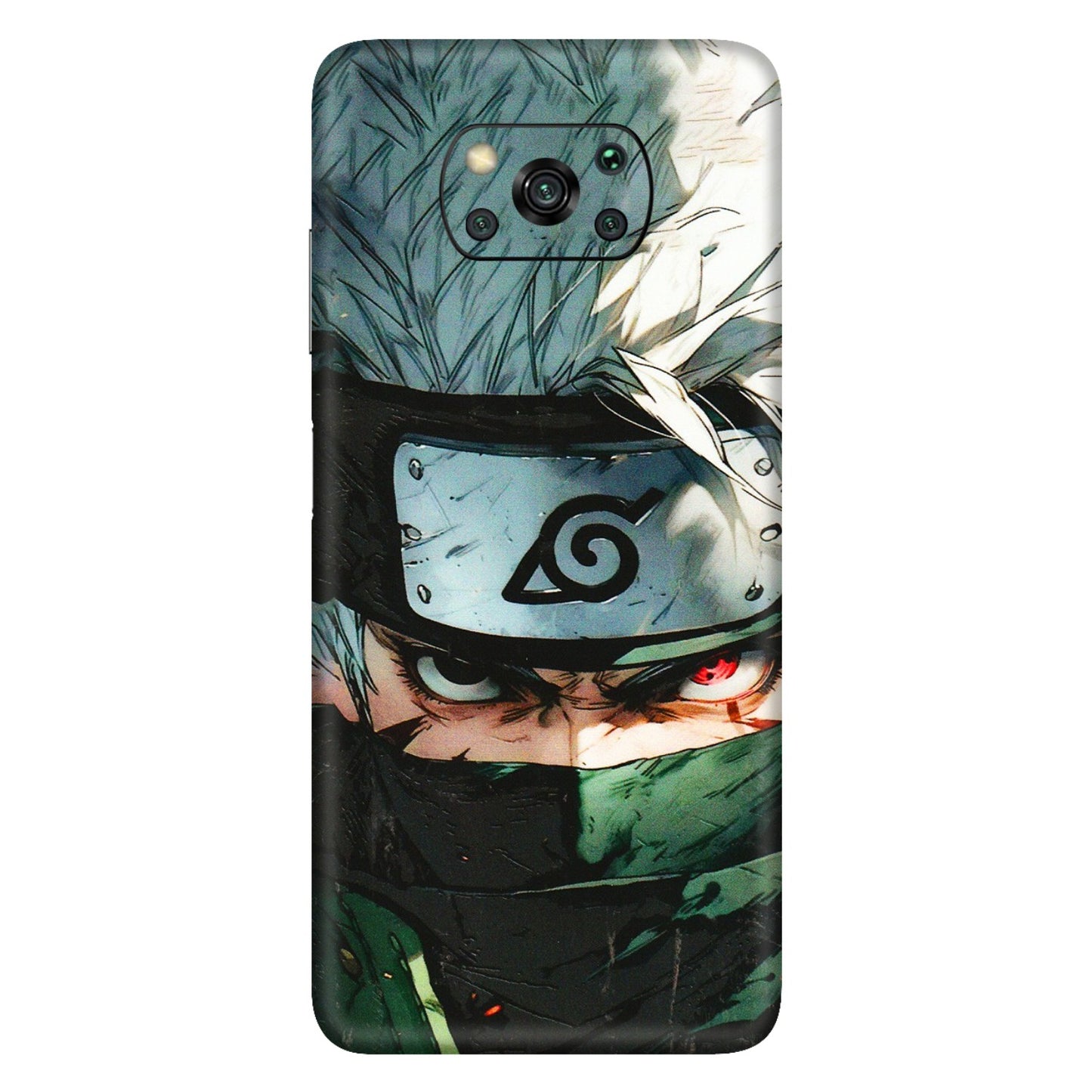 POCO Phone Skins (All Models) - Kakashi Red Eye Focus - 3D Embossed Finish (L-227) Poco X3