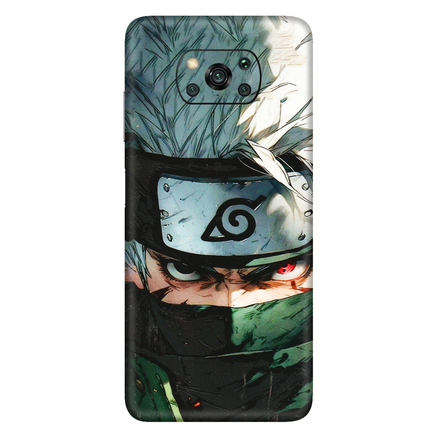 POCO Phone Skins (All Models) - Kakashi Red Eye Focus - 3D Embossed Finish (L-227) Poco X3