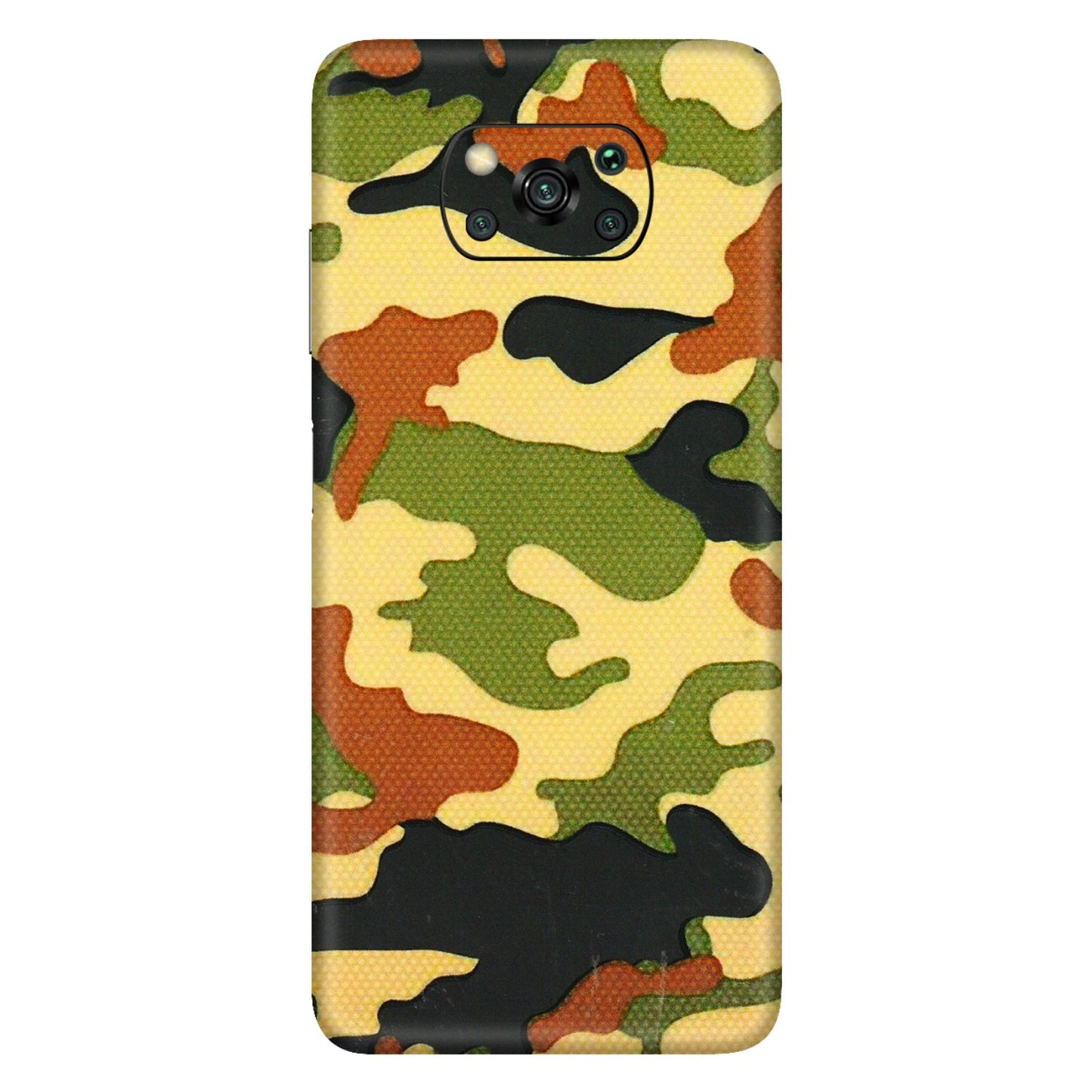 POCO Phone Skins (All Models) - Indian Military - 3D Embossed Finish (L-234) Poco X3