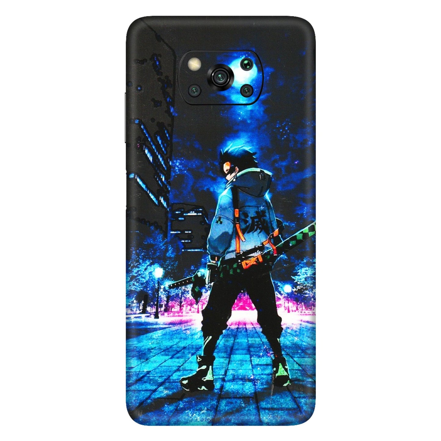 POCO Phone Skins (All Models) - Demon Slayer Sword - 3D Embossed Finish (L-247) Poco X3