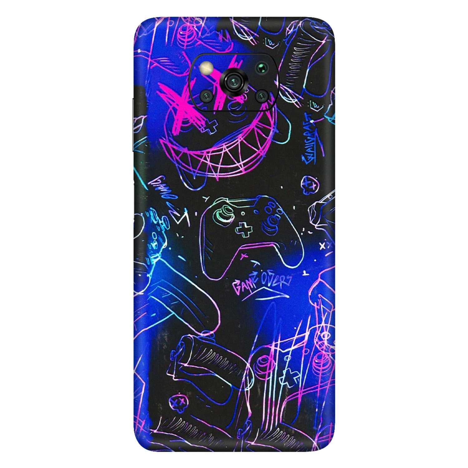 POCO Phone Skins (All Models) - Gamers Paradise - 3D Embossed Finish (L-258) Poco X3