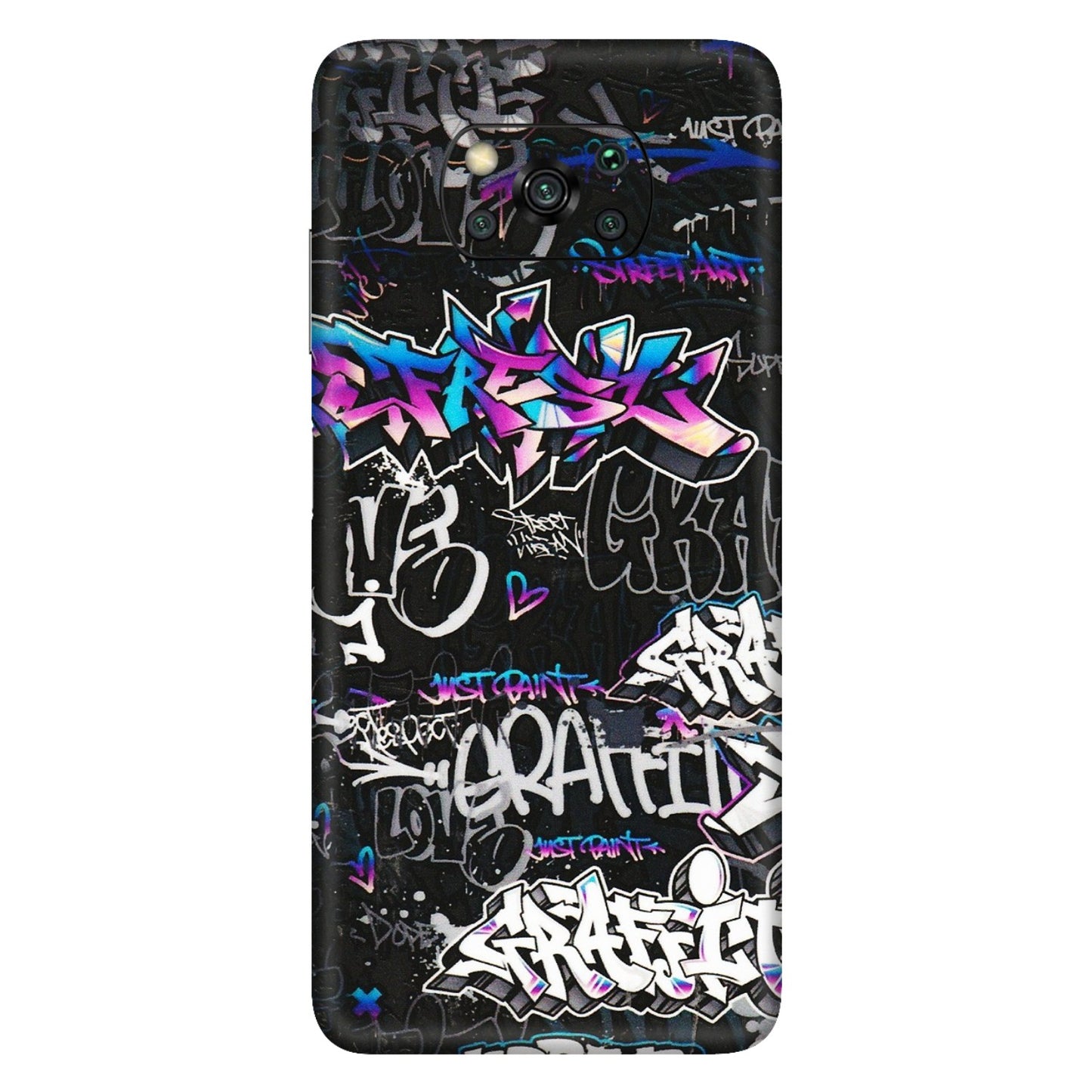 POCO Phone Skins (All Models) - Graffiti Killer - 3D Embossed Finish (L-274) Poco X3
