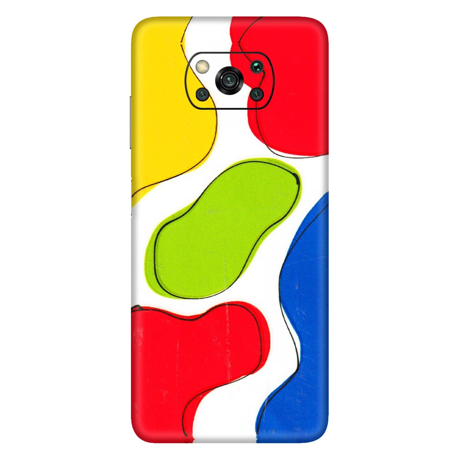 POCO Phone Skins (All Models) - RGB Colour Paint - 3D Embossed Finish (L-284) Poco X3