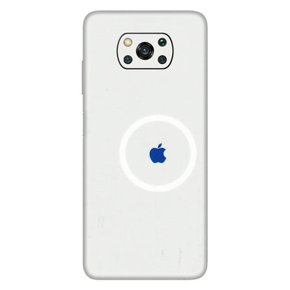 POCO Phone Skins (All Models) - iPhone Magsafe Logo - 3D Embossed Finish (L-320) Poco X3
