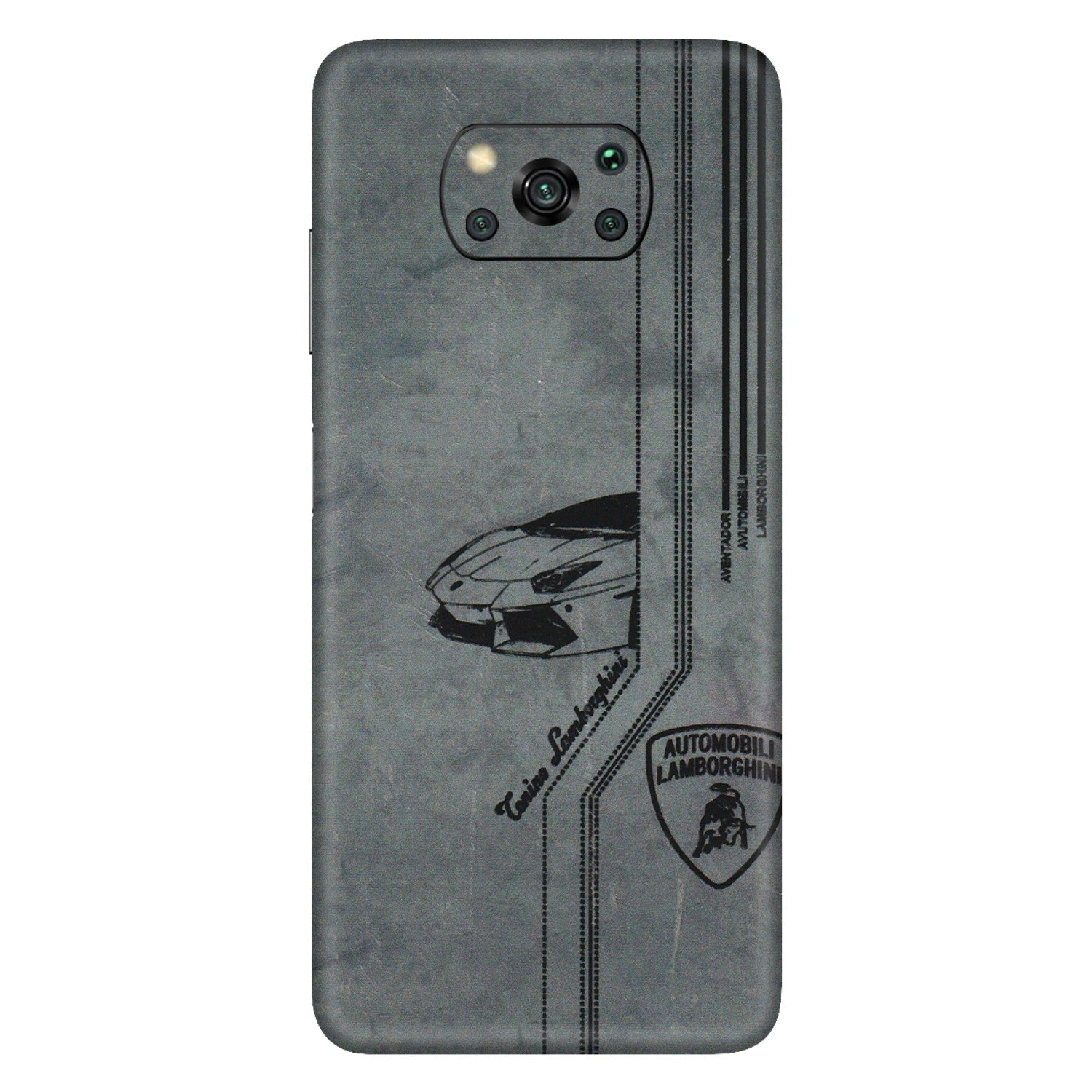 POCO Phone Skins (All Models) - New Lamborgini Aventador - 3D Embossed Finish (L-321) Poco X3