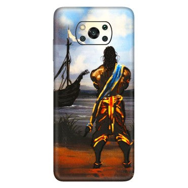 POCO Phone Skins (All Models) - Heavenly God Figure - 3D Embossed Finish (L-34) Poco X3