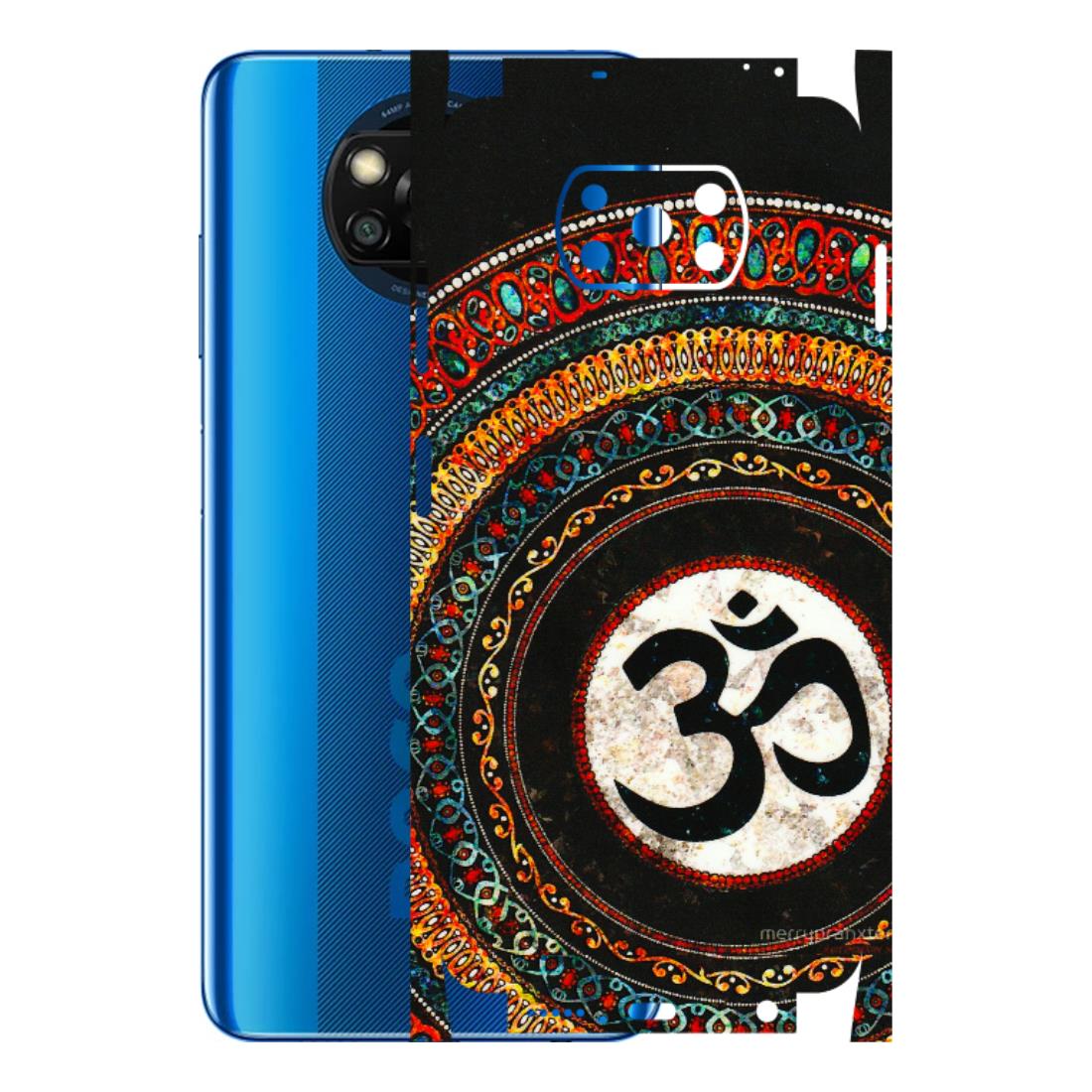 POCO Phone Skins (All Models) - Aum Chant Abstract - 3D Embossed Finish (L-42) Poco X3