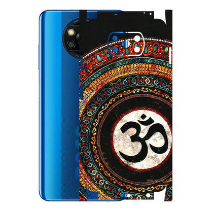 POCO Phone Skins (All Models) - Aum Chant Abstract - 3D Embossed Finish (L-42) Poco X3