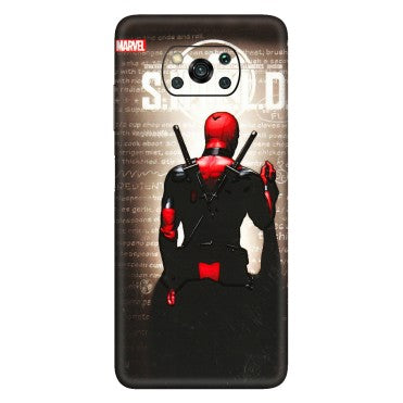 POCO Phone Skins (All Models) - Deadpool - 3D Embossed Finish (L-56) Poco X3