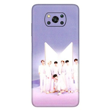 POCO Phone Skins (All Models) - BTS - 3D Embossed Finish (L-94) Poco X3