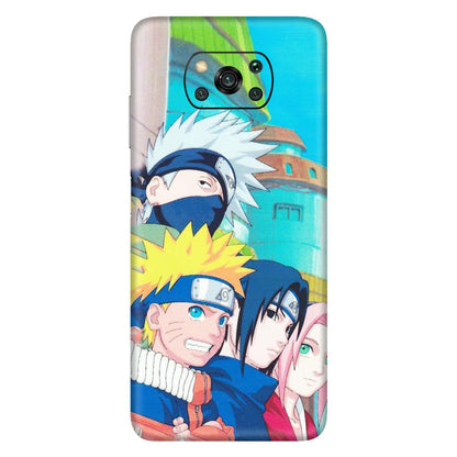 POCO Phone Skins (All Models) - Team Minato And Kakashi - Matte Finish (M-101) Poco X3